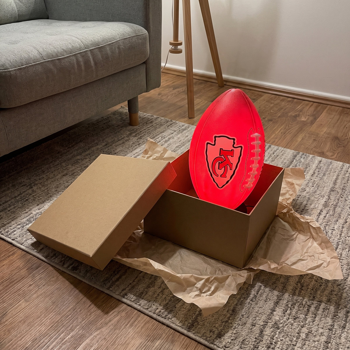 Glowza lamp unboxed