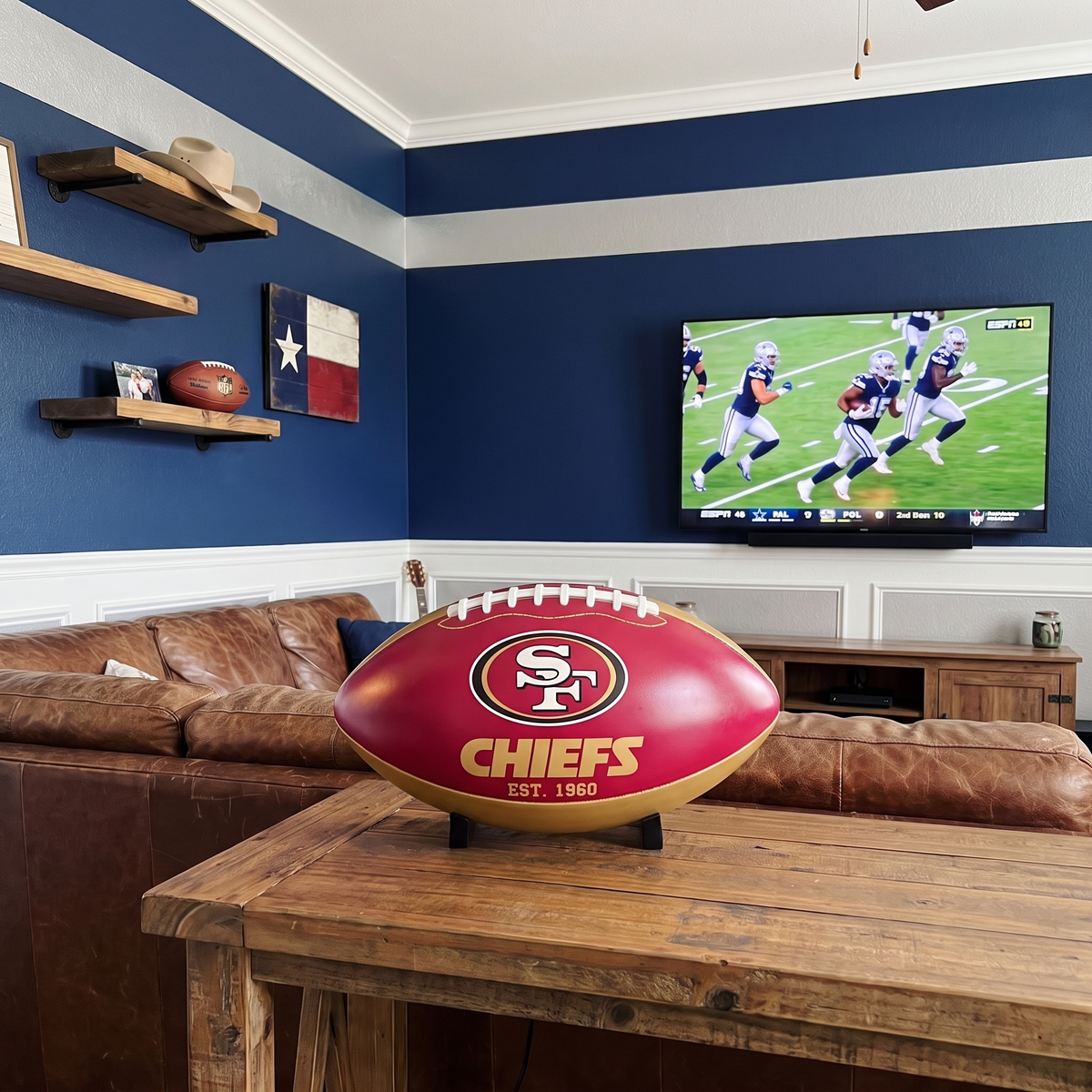 Kansas City colorway in the man-cave