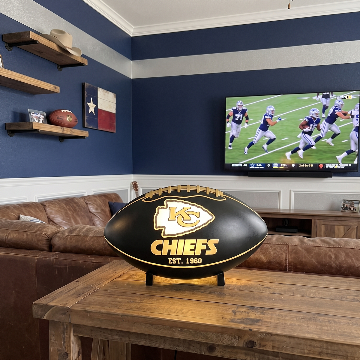 Pittsburgh colorway in the man-cave